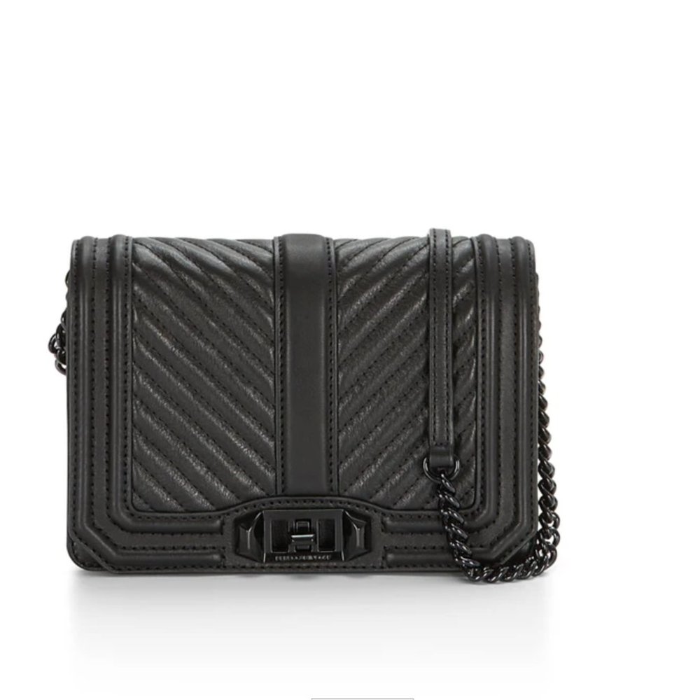Rebecca Minkoff Black Small Love Crossbody